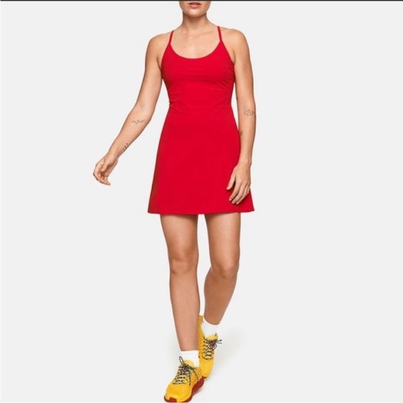 Outdoor Voices Exercise Dress - Red - Small - Picture 4 of 5
